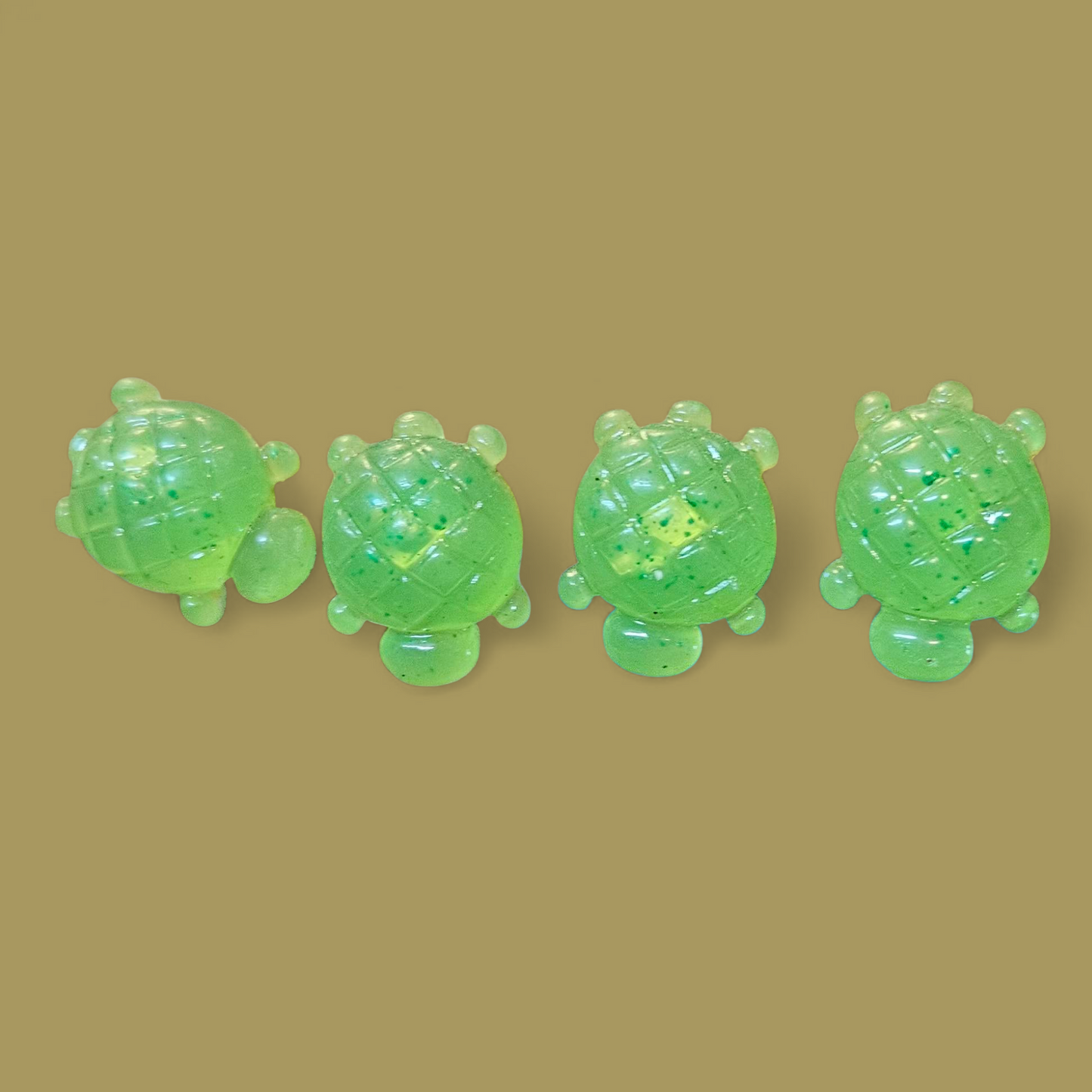 Resin Stud Turtle Earings