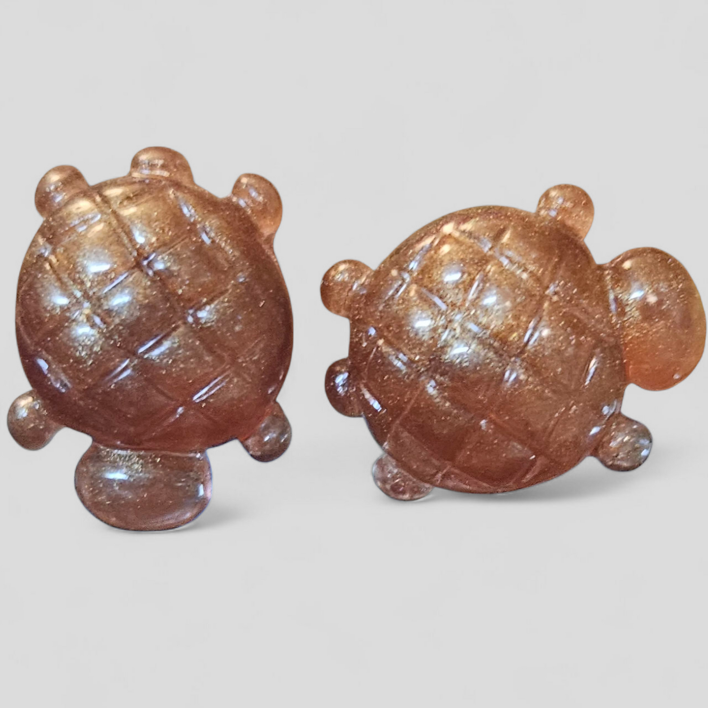 Resin Stud Turtle Earings
