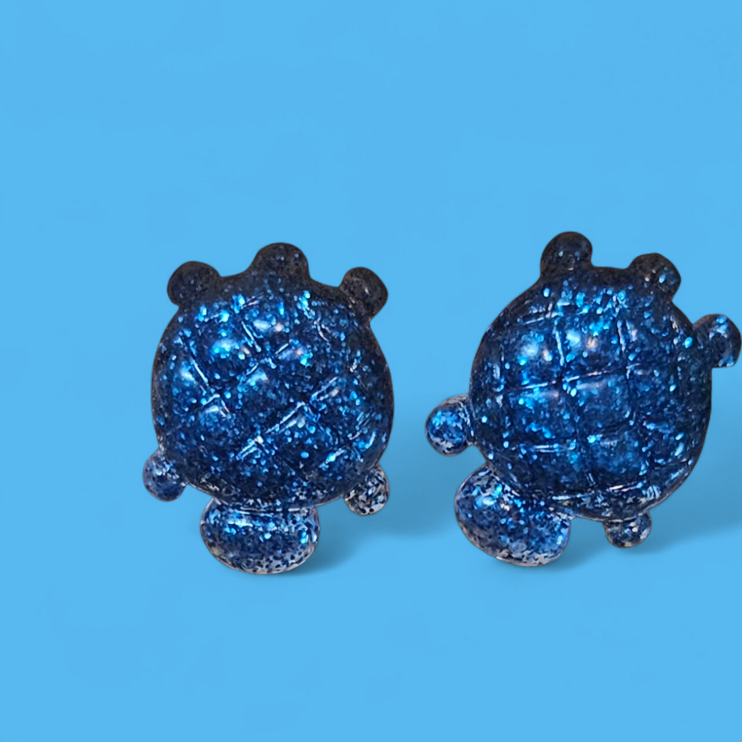 Resin Stud Turtle Earings