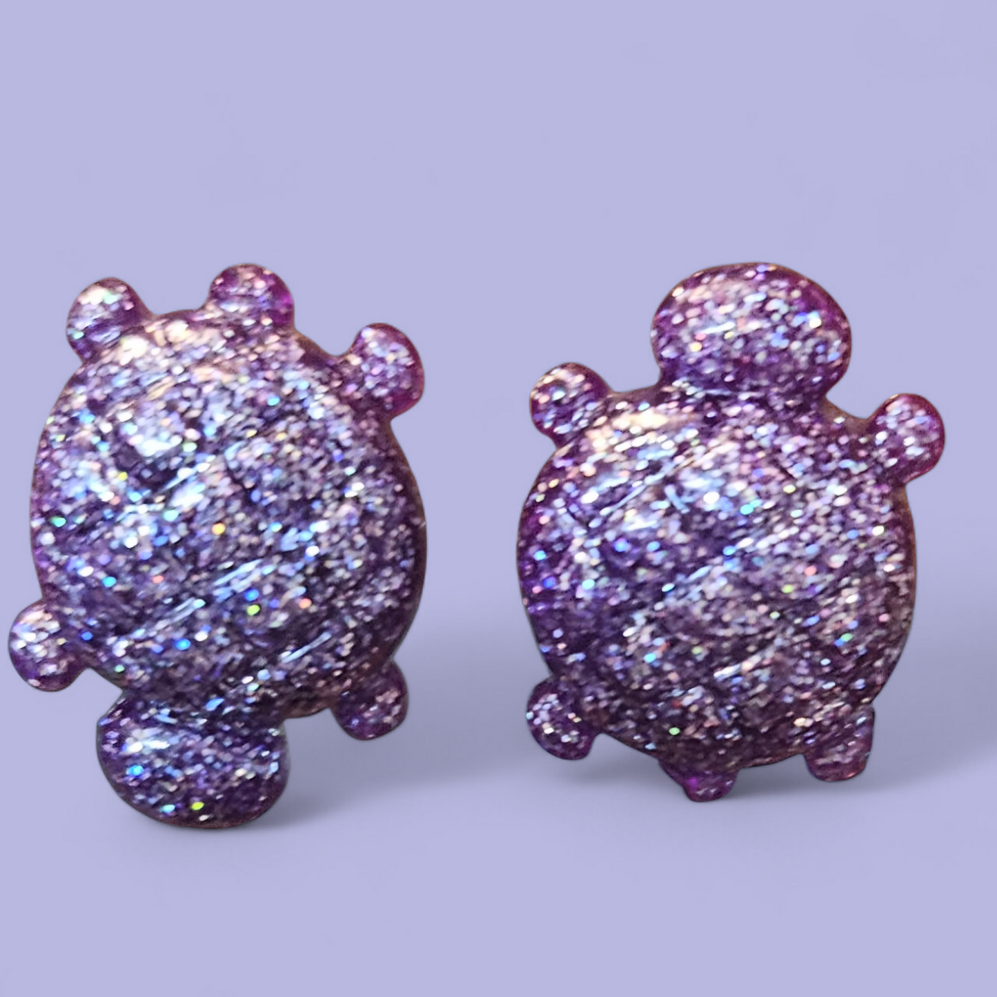 Resin Stud Turtle Earings