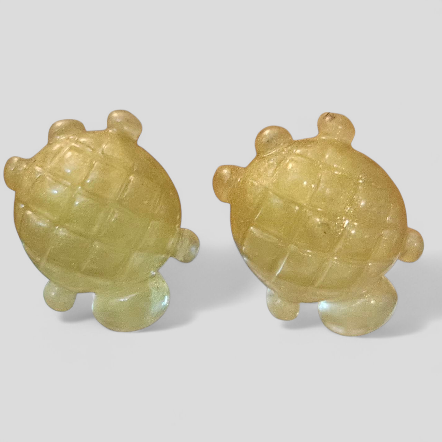 Resin Stud Turtle Earings