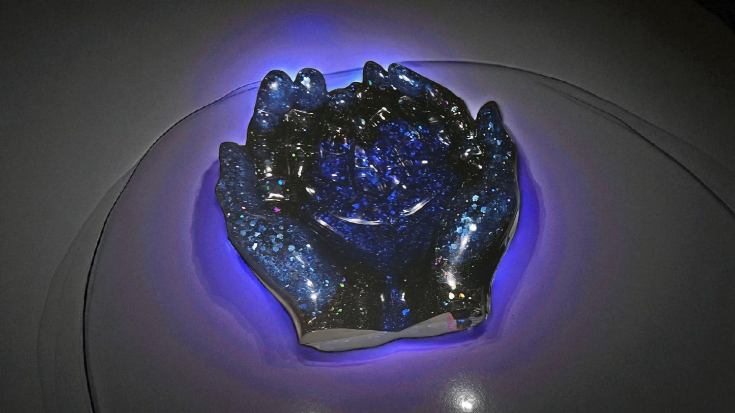 Resin hand sculptures