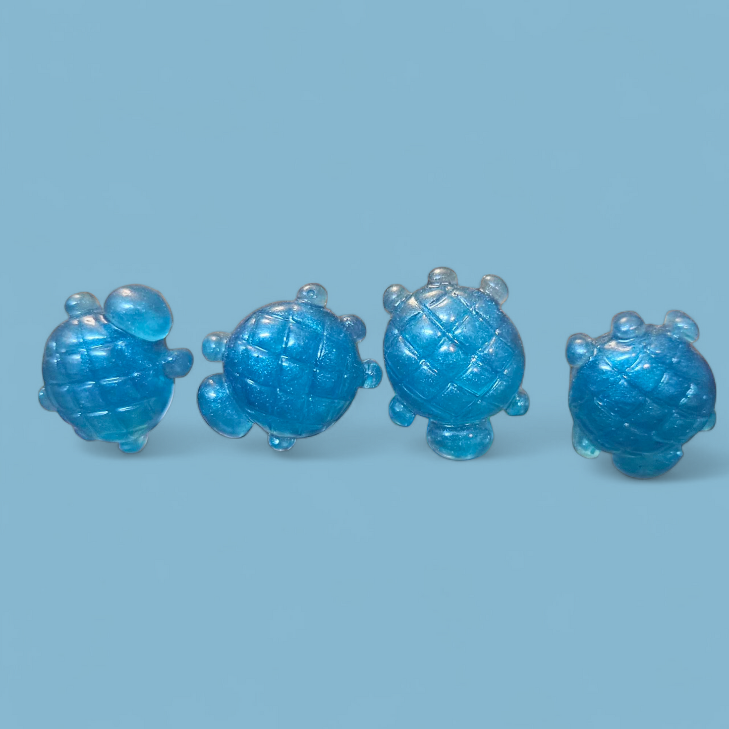 Resin Stud Turtle Earings