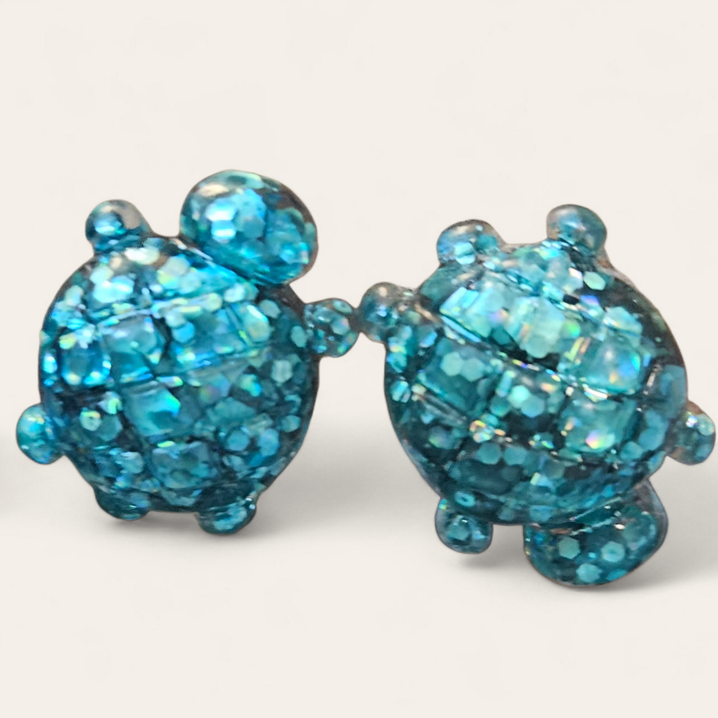 Resin Stud Turtle Earings