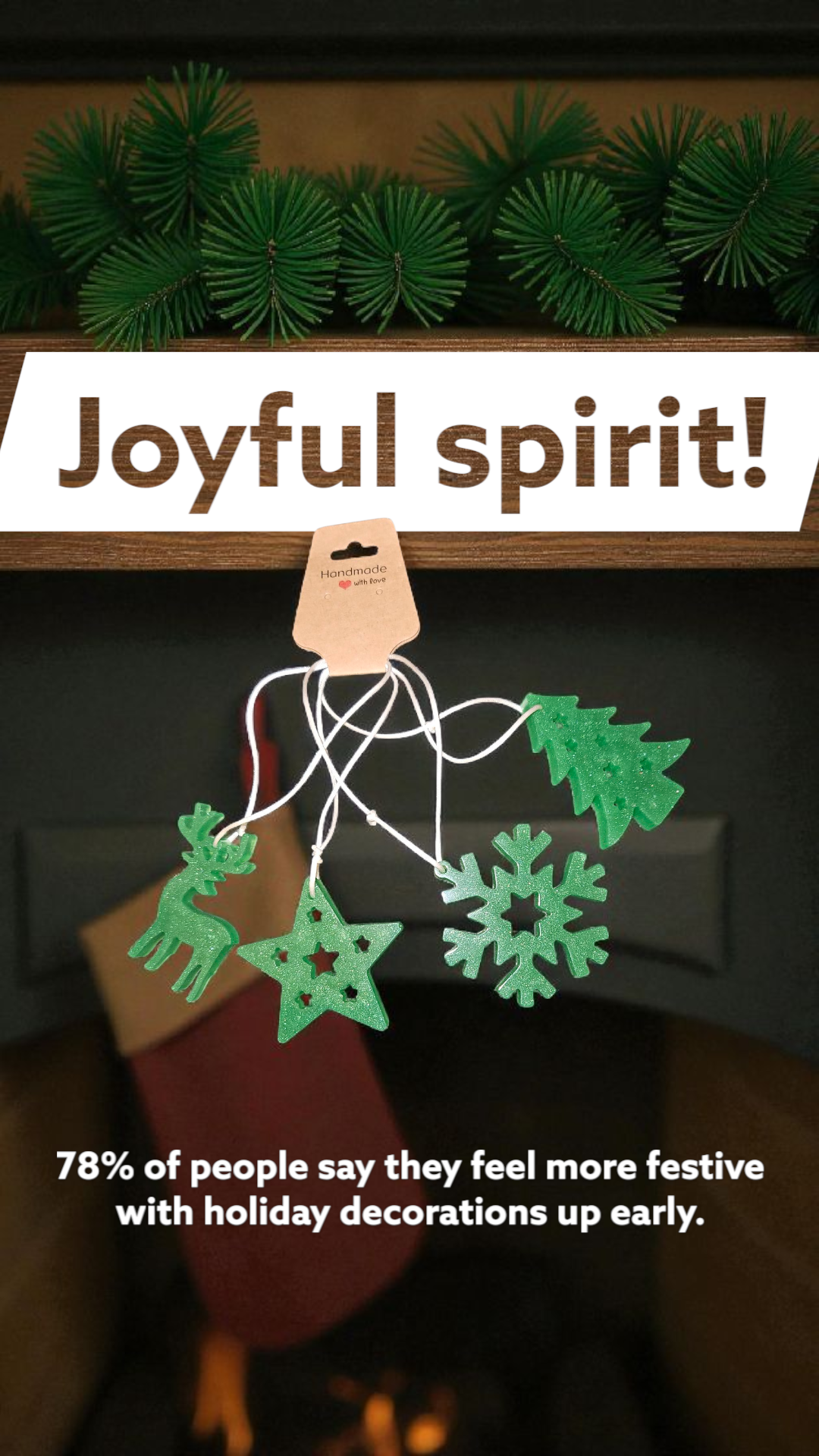 4 peice Christmas Ornaments