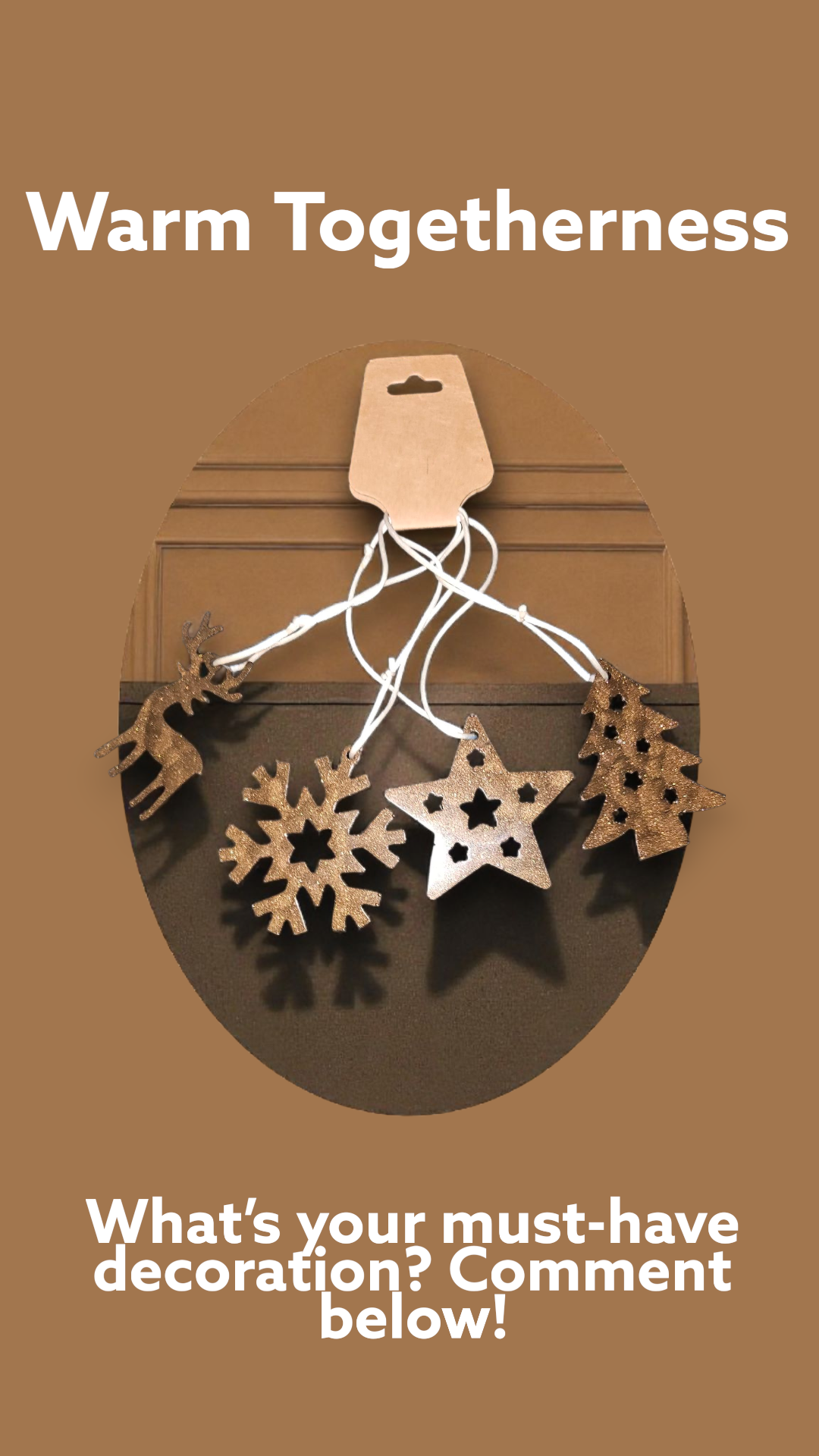 4 peice Christmas Ornaments