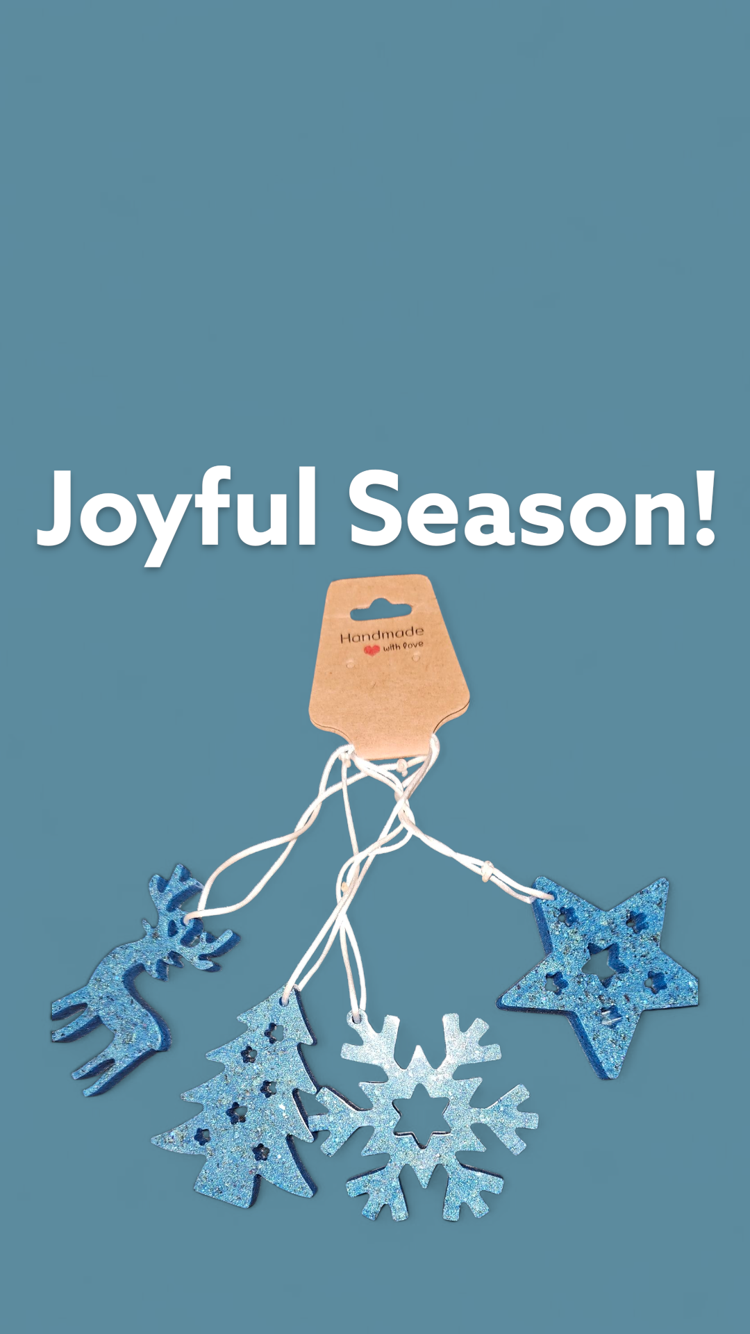 4 peice Christmas Ornaments